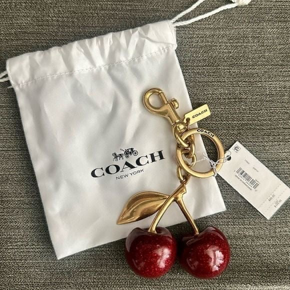 Coach cherry charm