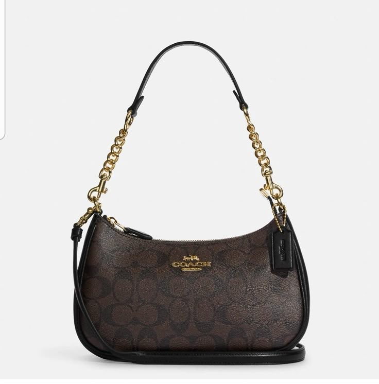 Coach "leather teri" shoulder bag