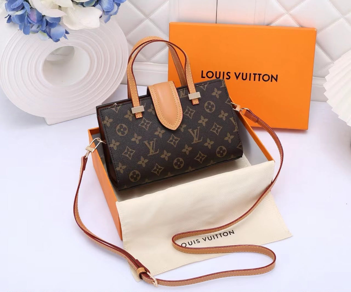 Louis Vuitton–style Monogram mini tote