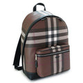 Burberry dark brown check backpack