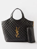 Ysl Saint Laurent “Icare large monogrammed quilted tote”
