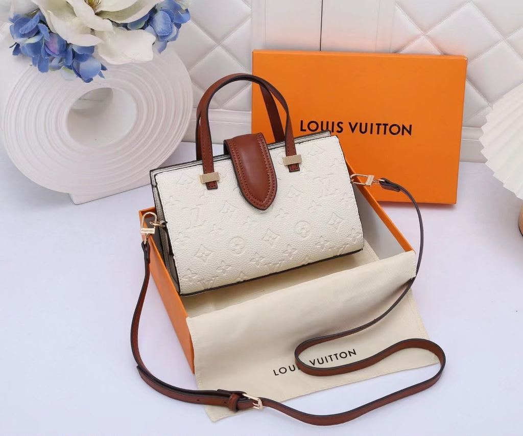 Louis Vuitton–style Monogram mini tote