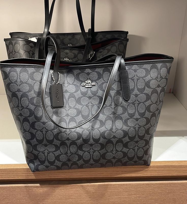 coach large city tote bag